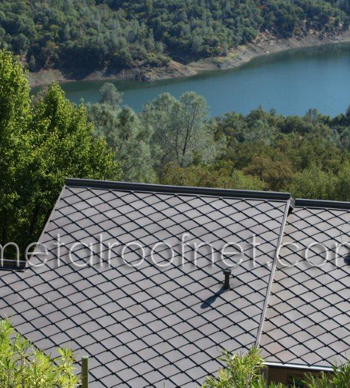 Finished Steel Diamond Shingles by Metal Roof Network