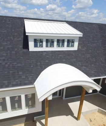 Bone White Accent Roof