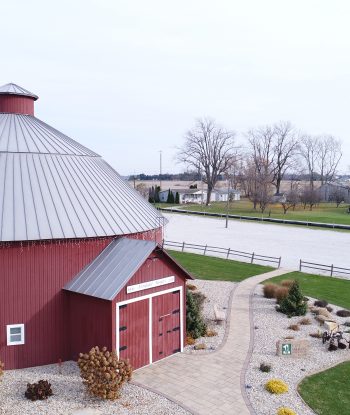 Slate Gray Round Barn